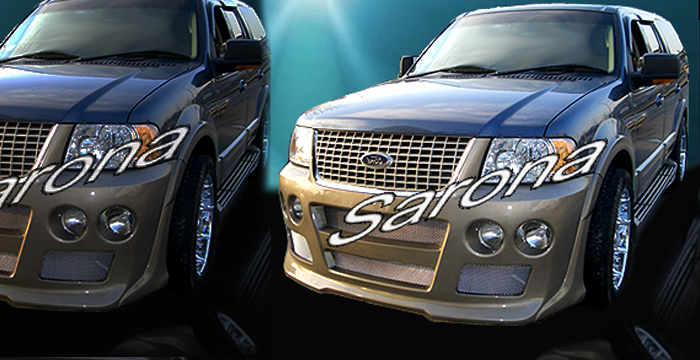Custom Ford Expedition Front Bumper  SUV/SAV/Crossover (2003 - 2006) - $690.00 (Part #FD-004-FB)